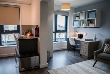 1 bed studio, McDonald Road, Abbeyhill, Edinburgh, EH74GT - Image 11
